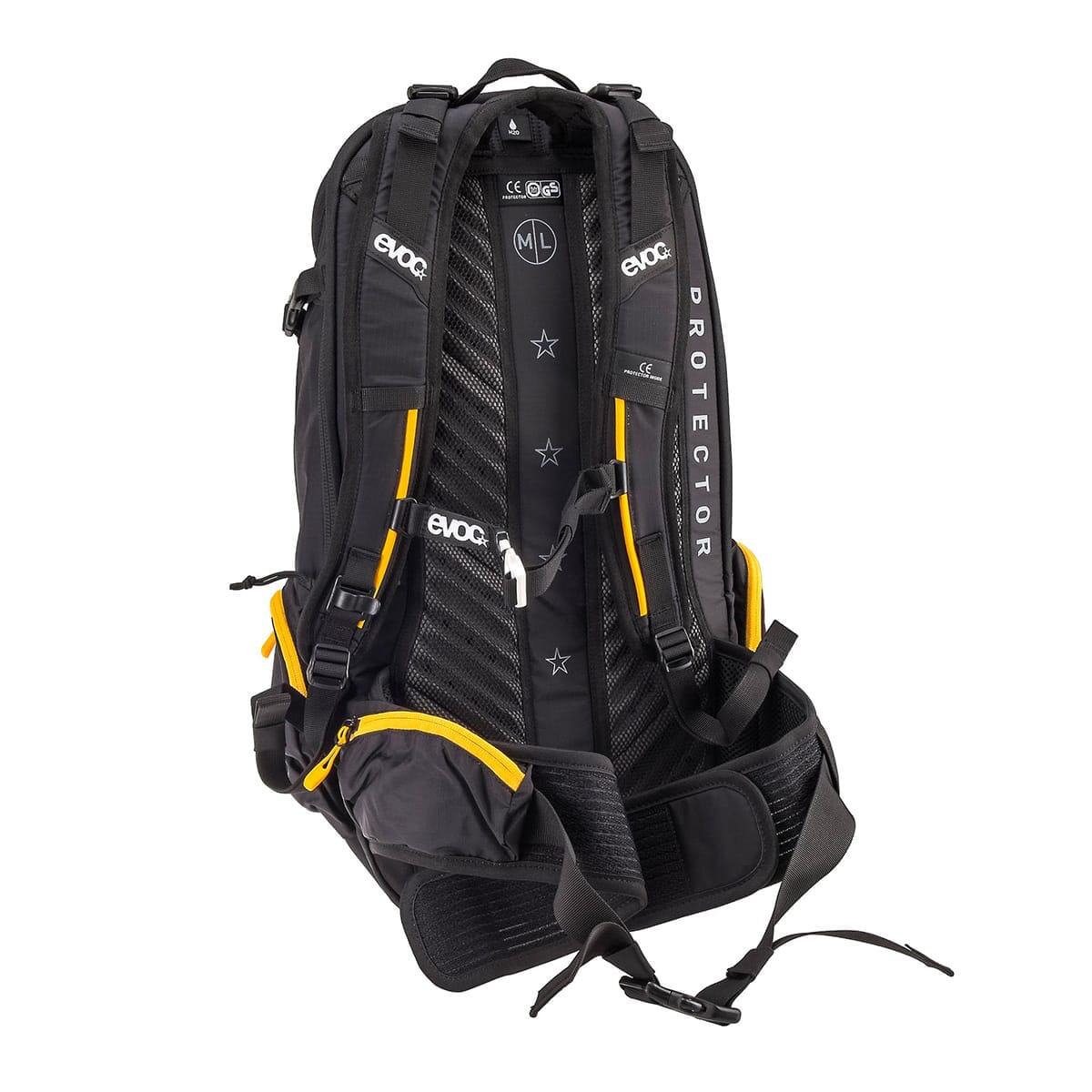 Sac à Dos avec Dorsale Intégrée EVOC PROTECTOR FR TRAIL BLACKLINE 20 Noir