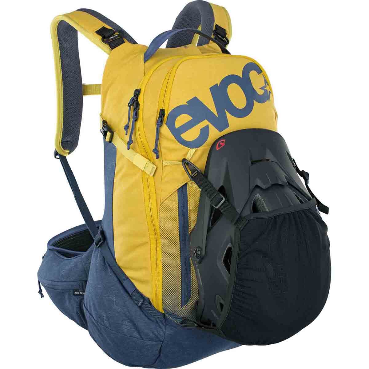 Sac à Dos avec Dorsale EVOC TRAIL PRO 26L Jaune/Bleu