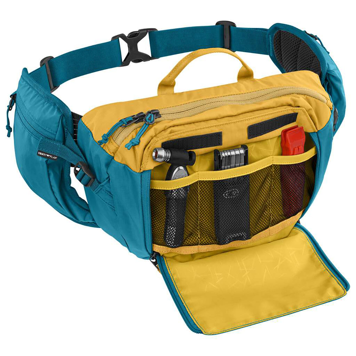 EVOC HIP PACK 3L banaanipussi sininen/keltainen