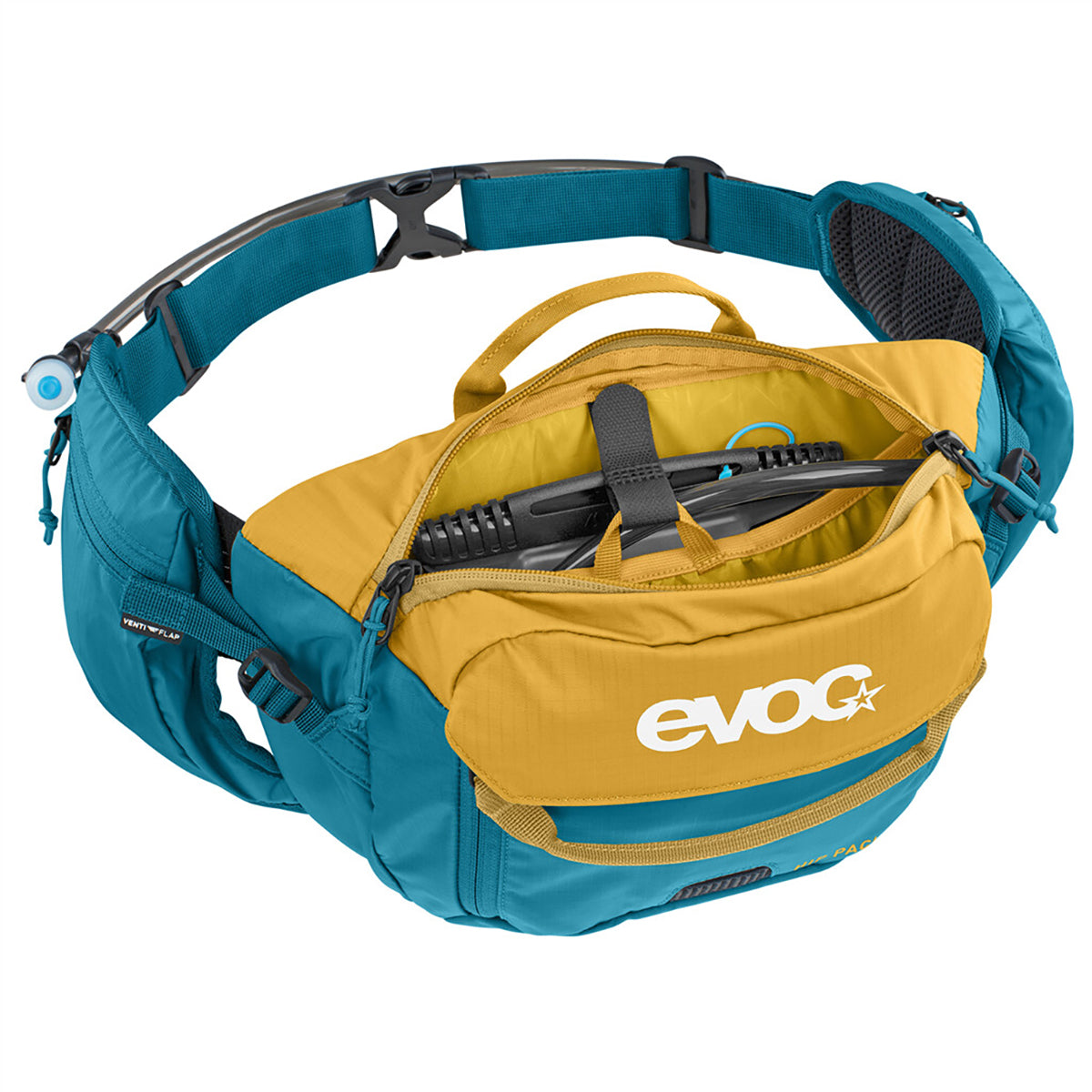 EVOC HIP PACK 3L banaanipussi sininen/keltainen