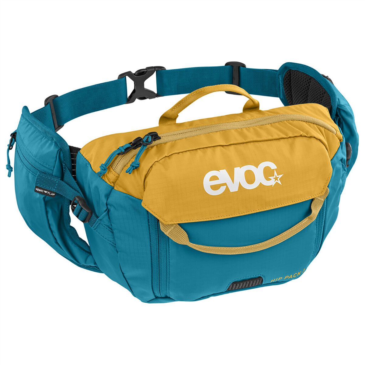 EVOC HIP PACK 3L banaanipussi sininen/keltainen