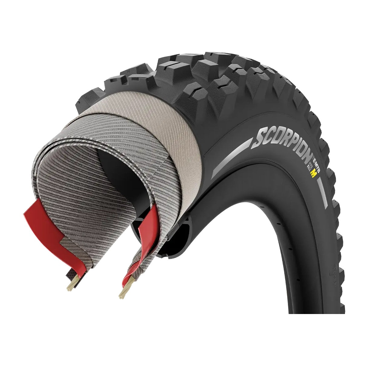 PIRELLI SCORPION E-MTB M 29x2.6 Tubeless Ready Soft Musta/Kulta 4355600 rengas