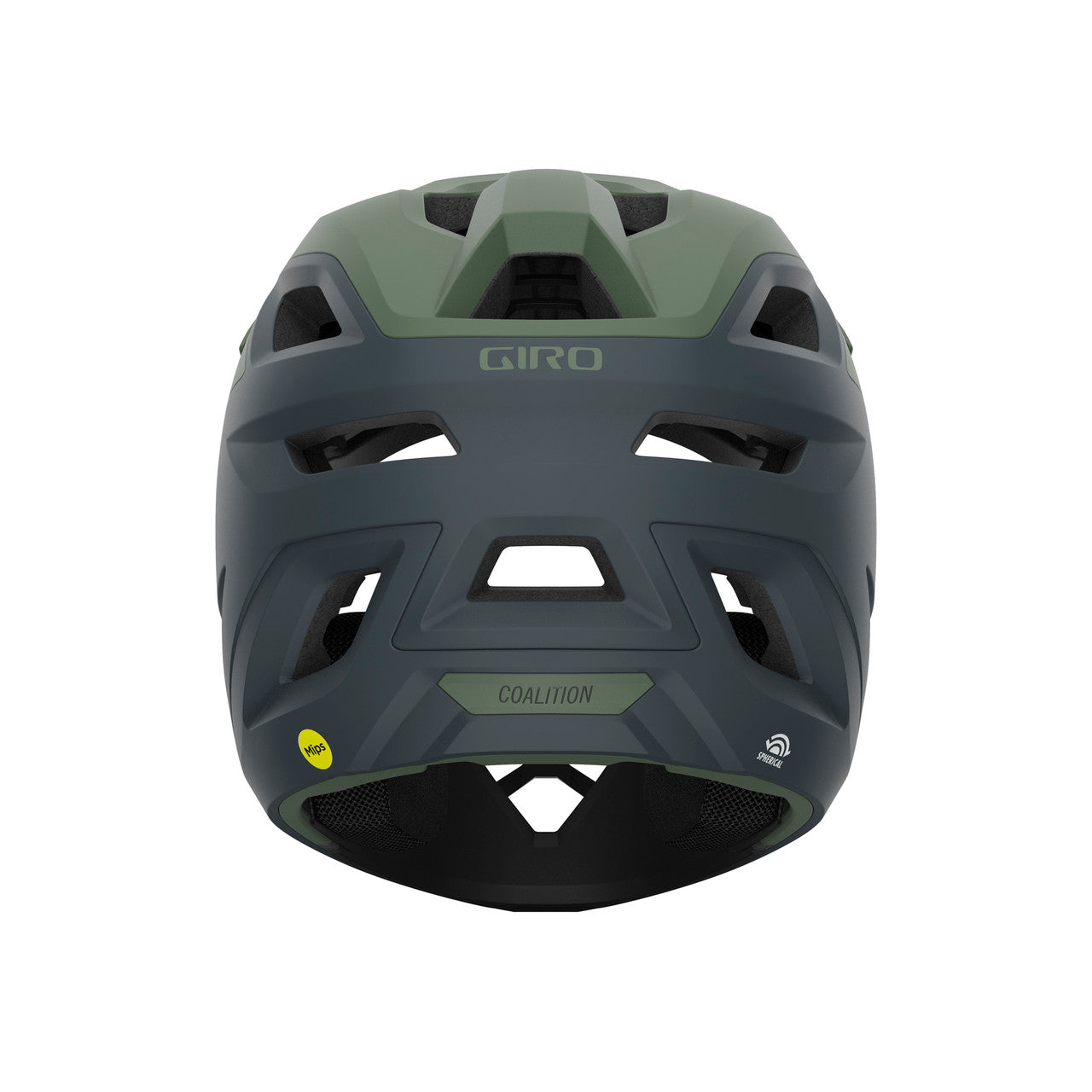 GIRO COALITION SPHERICAL MTB-kypärä Musta/Matti Vihreä