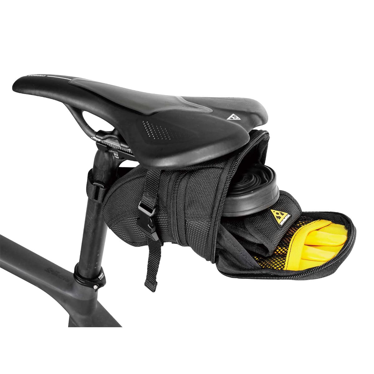 TOPEAK AERO WEDGE PACK STRAP satulalaukku - M Musta