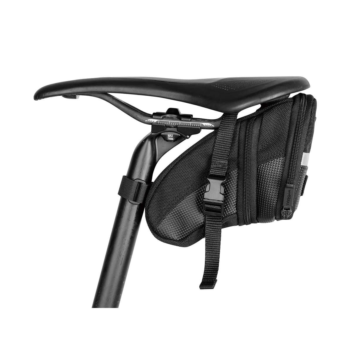 TOPEAK AERO WEDGE PACK STRAP satulalaukku - M Musta