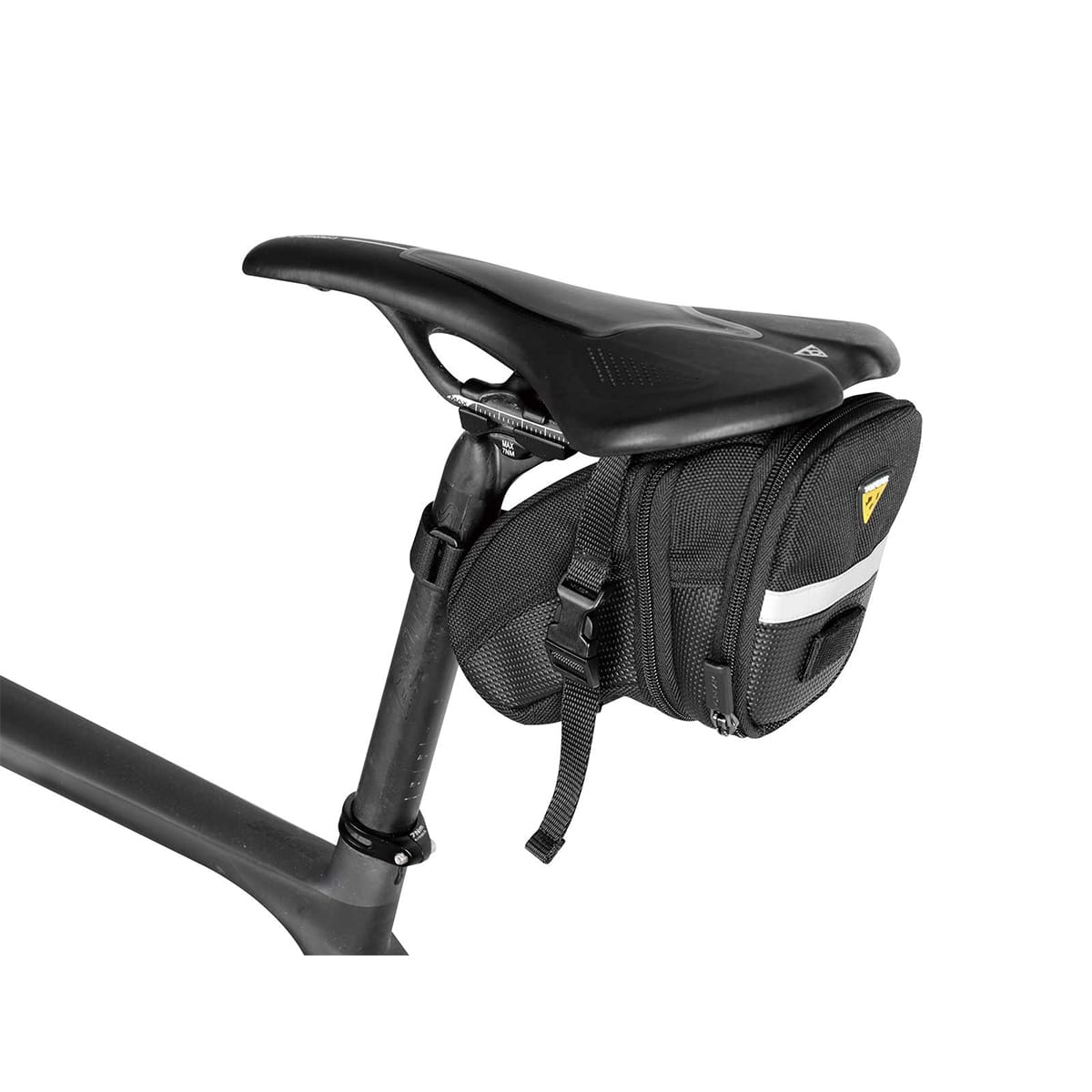 TOPEAK AERO WEDGE PACK STRAP satulalaukku - M Musta