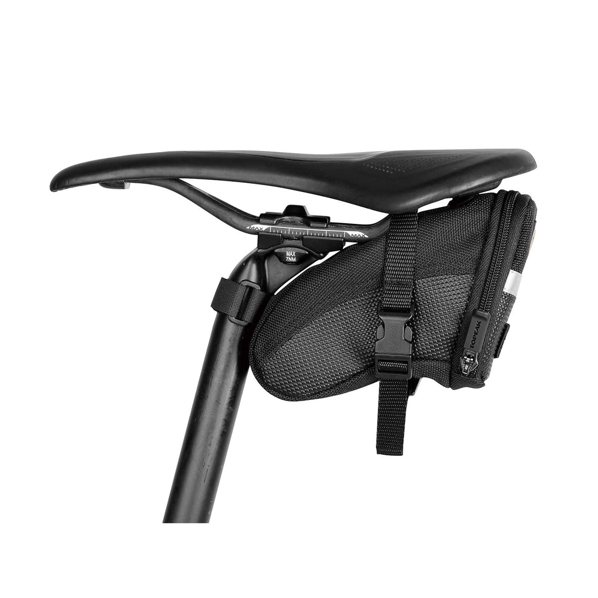 TOPEAK AERO WEDGE PACK STRAP Satulalaukku - S Musta