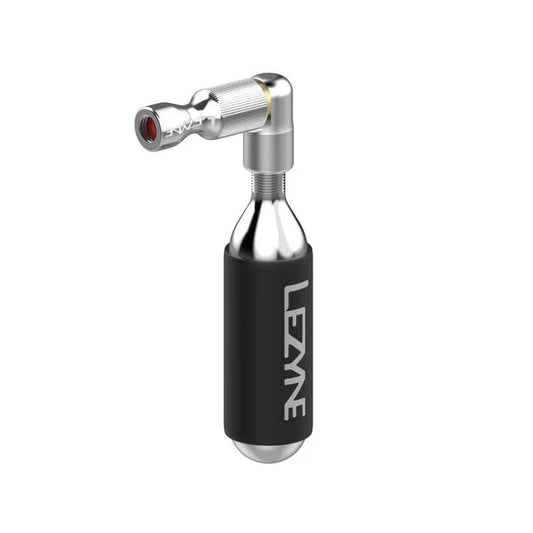 LEZYNE TRIGGER DRIVE CO2-sytytystappi + 16g CO2-kierteinen CO2-patruuna (x1) Hopea