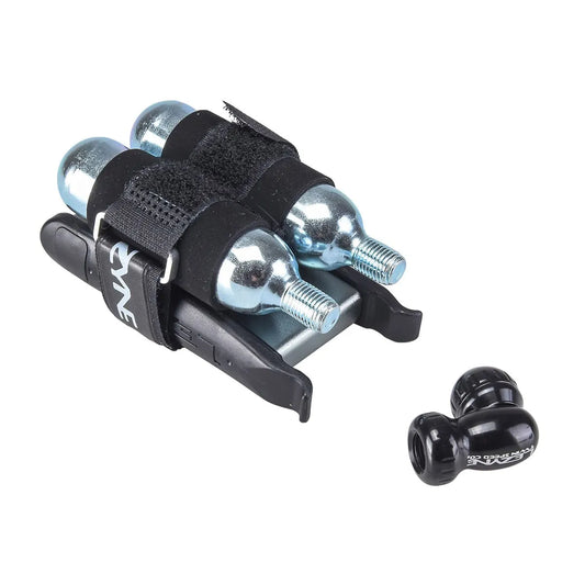 LEZYNE TWIN KIT CO2-lyöntikorkki + 16 g CO2-kierrepatruuna (x2)