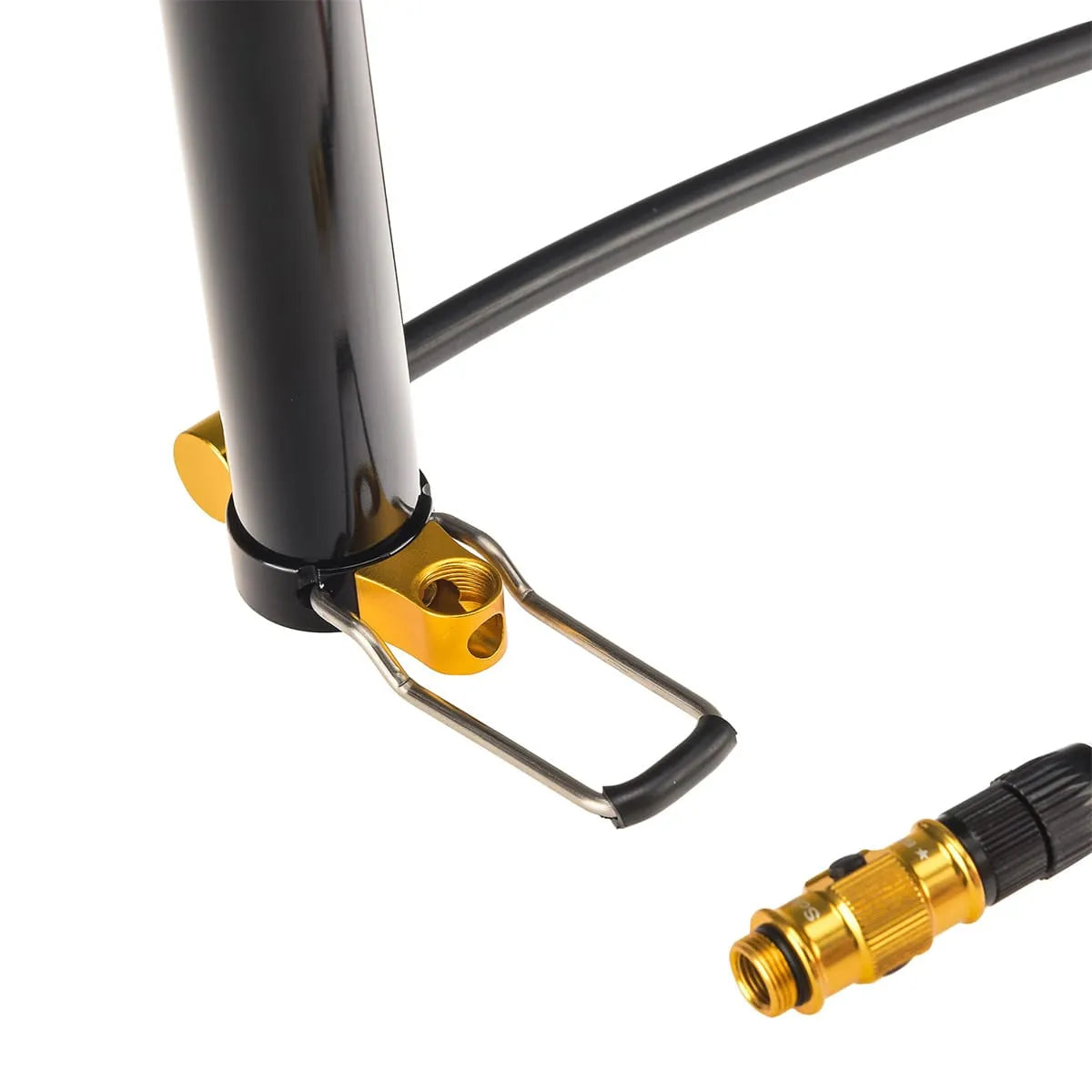 LEZYNE MICRO FLOOR DRIVE HP kompakti jalkapumppu musta