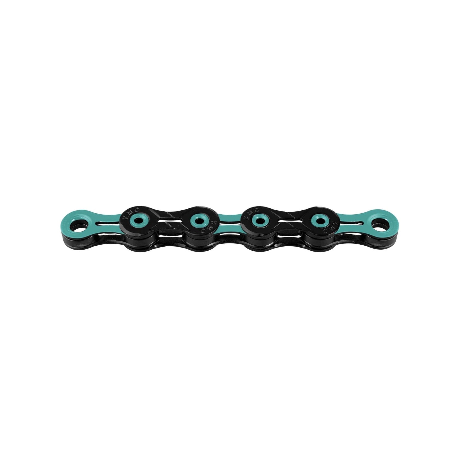 Chaîne 11V KMC DLC11 Noir/Turquoise