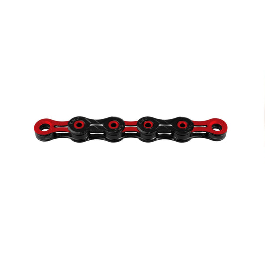 Chaîne 11V KMC DLC11 Noir/Rouge
