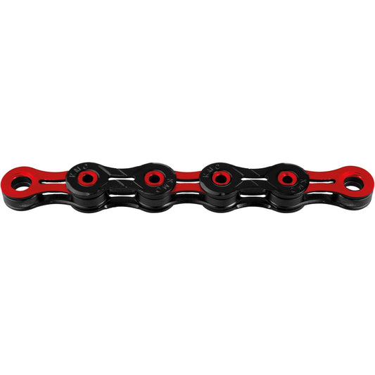 Chaîne 10V KMC DLC10 Noir/Rouge