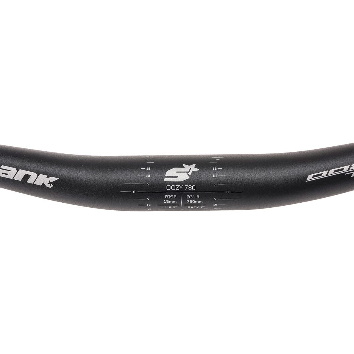 SPANK OOZY TRAIL 780 VIBROCORE Rise 15mm 780mm Musta ripustin musta