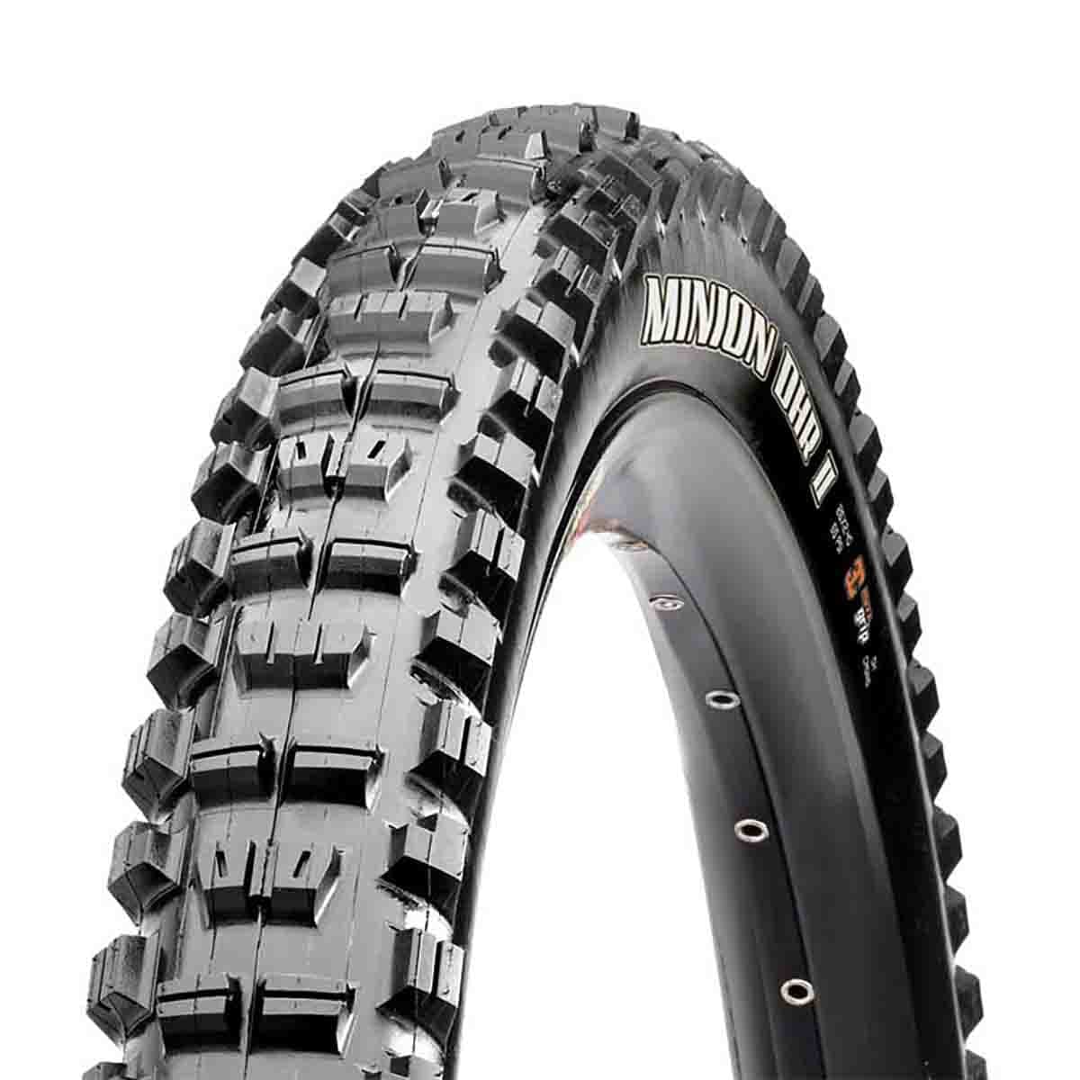 MAXXIS MINION DHR II 29x2.40 WT DD 2-kerroksinen butyyli 3C MaxxGrip Tubeless Ready pehmeä takarenkaan musta