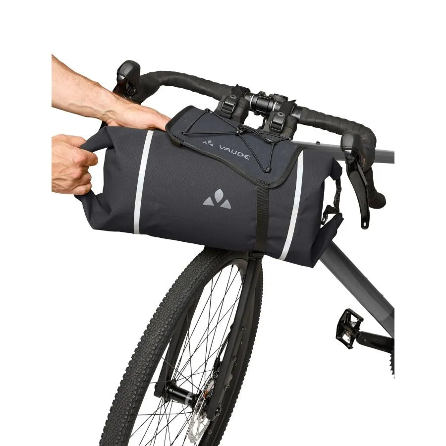 VAUDE TRAILFRONT CAGE 10 L ohjaustankolaukku musta