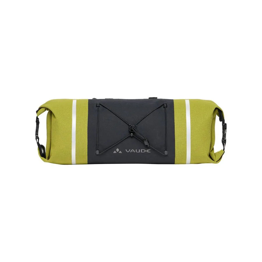 VAUDE TRAILFRONT COMPACT 5 L ohjaustankolaukku musta/vihreä