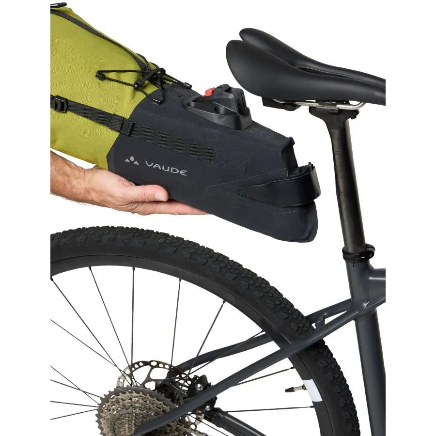 VAUDE TRAILSADDLE COMPACT L 10.5 L satulalaukku Musta/vihreä