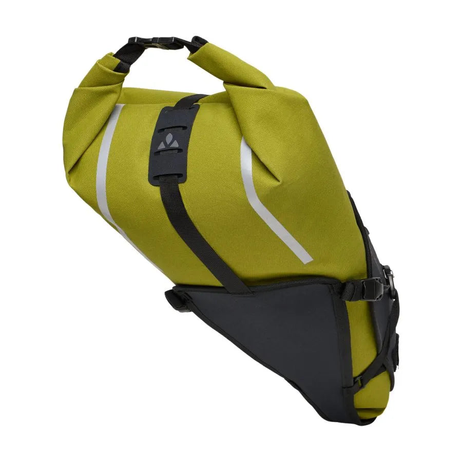 VAUDE TRAILSADDLE CAGE 15 L Satulalaukku Musta/vihreä