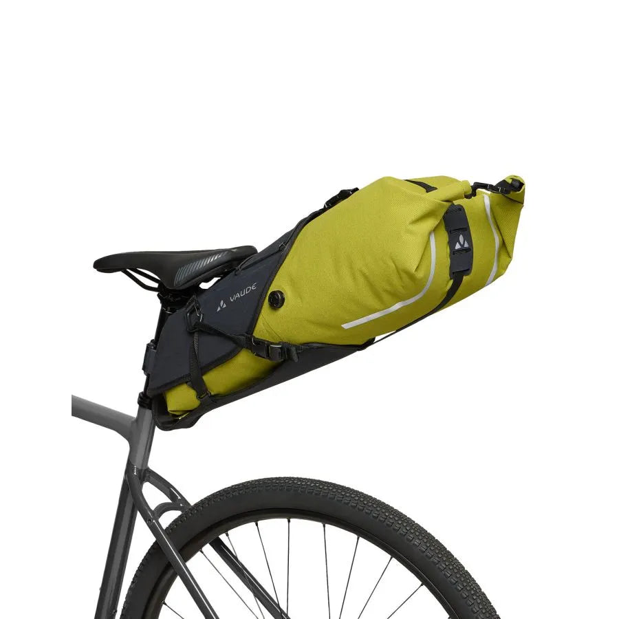 VAUDE TRAILSADDLE CAGE 15 L Satulalaukku Musta/vihreä