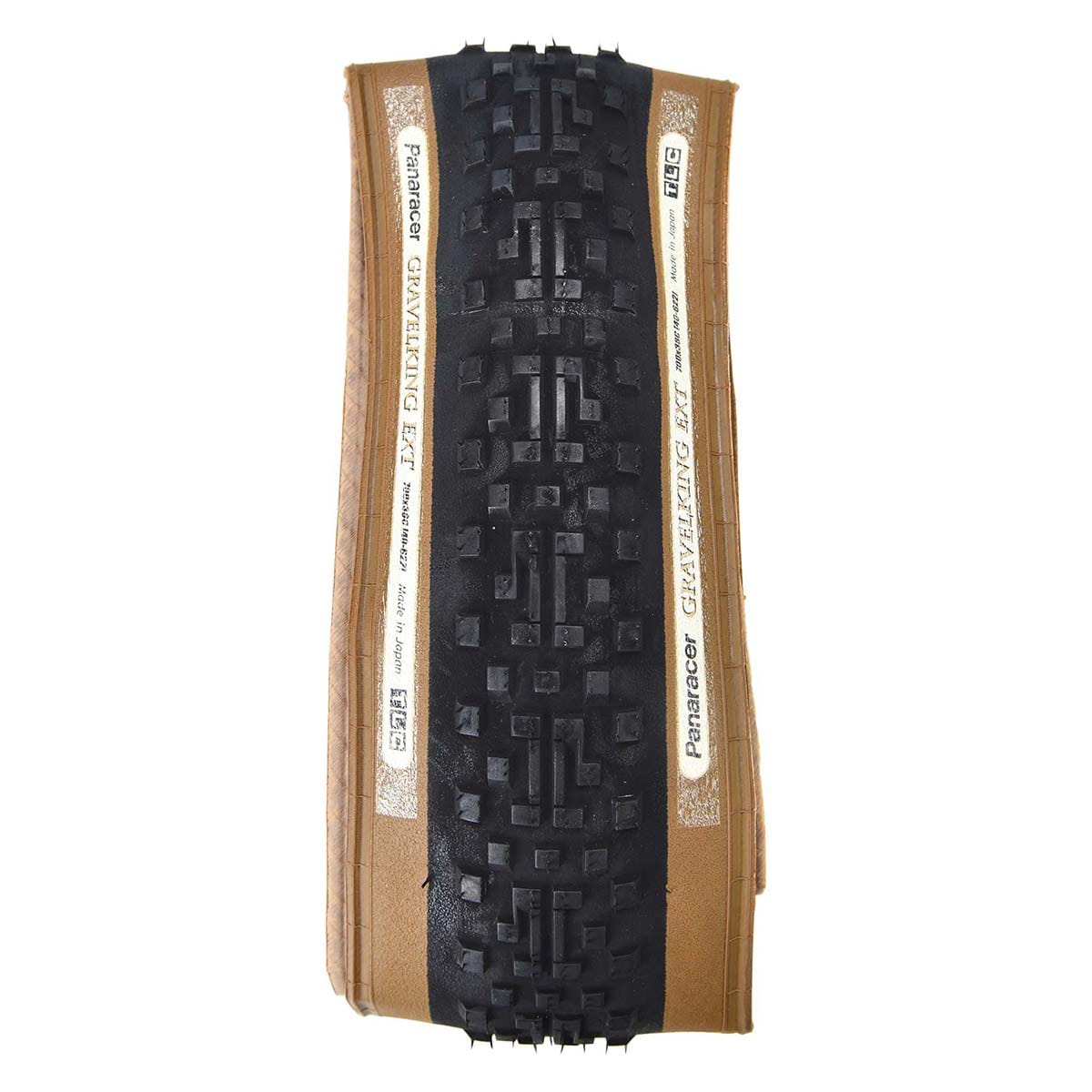 PANARACER GRAVELKING EXT+ 700x35c Tubeless Ready Ruskea rengas