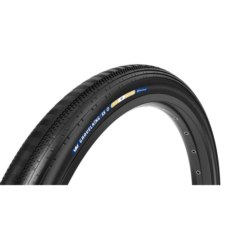 PANARACER GRAVELKING SEMISLICK+ TLR 700x35c Tubeless Ready Musta rengas