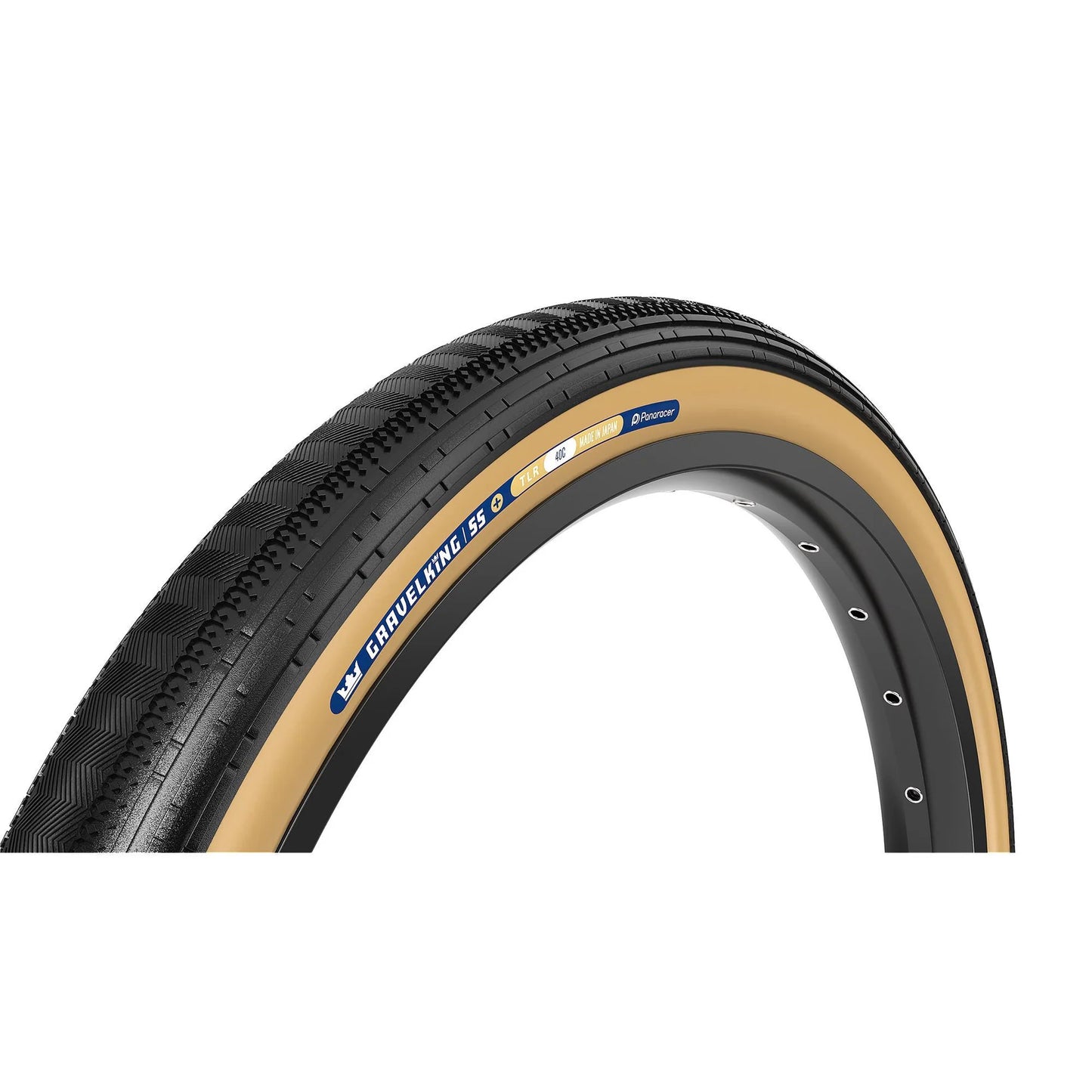 PANARACER GRAVELKING SEMISLICK+ TLR 700x40c Tubeless Ready Beige rengas