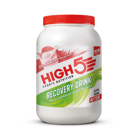 Elpymisjuoma HIGH5 RECOVERY DRINK (1.6kg) Vadelma pirtelö (Raspberry Milkshake)