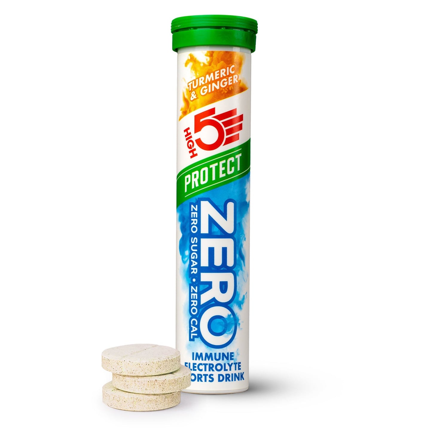 Boisson Anticrampe HIGH5 ZERO PROTECT 20 pastillin putki Kurkuma Inkivääri Inkivääri