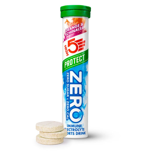 Boisson Anticrampe HIGH5 ZERO PROTECT 20 appelsiini- ja echinacea-tablettiputki