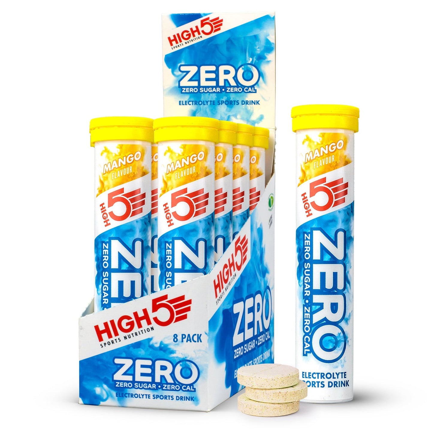 Boisson Anticrampe HIGH5 ZERO 20 mangopastillien putkilo