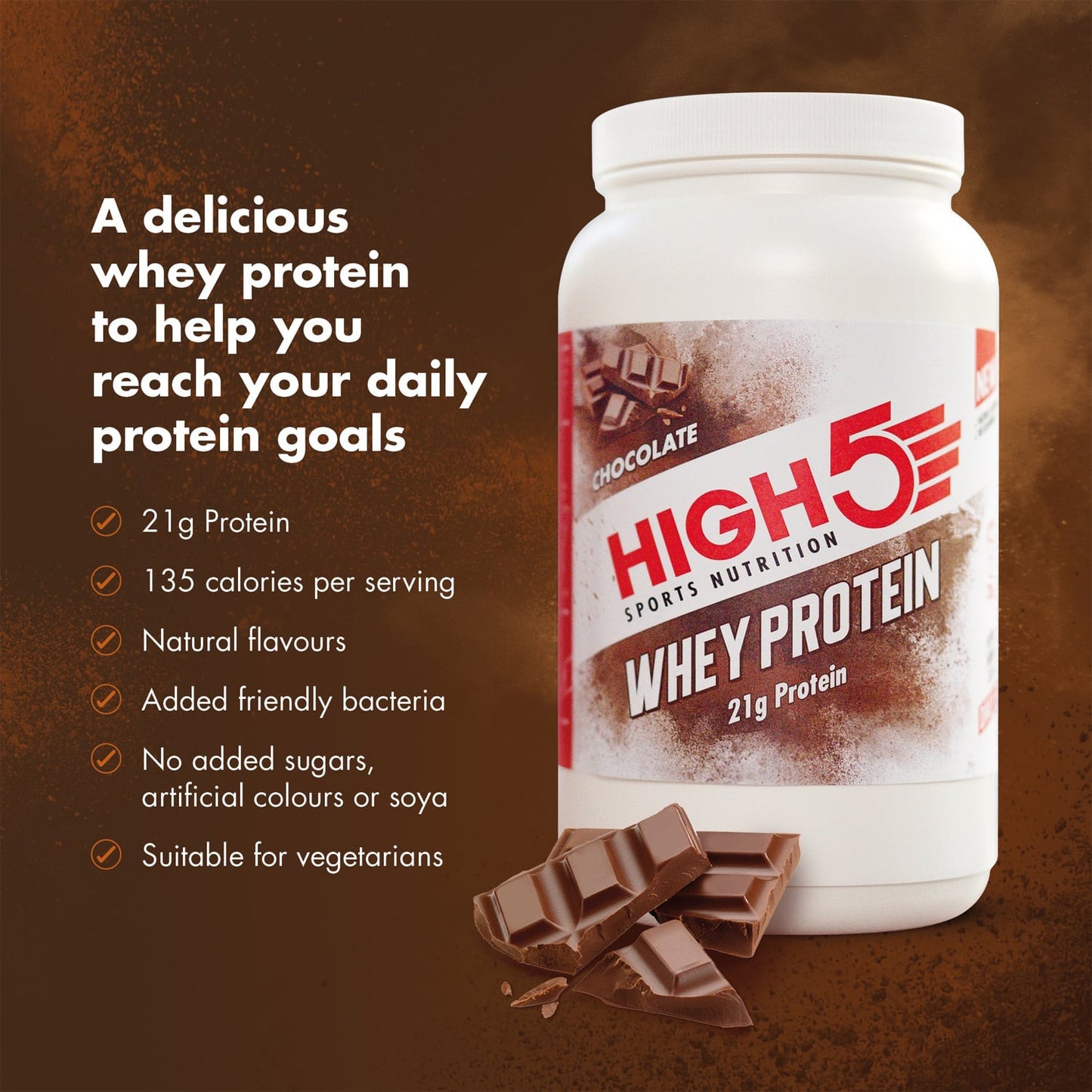 High5 WHEY PROTEIINI palautusjuoma (700g) Suklaa