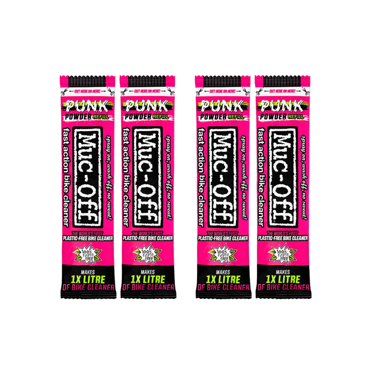 MUC-OFF PUNK POWDER liukeneva puhdistusjauhe (4 stick)