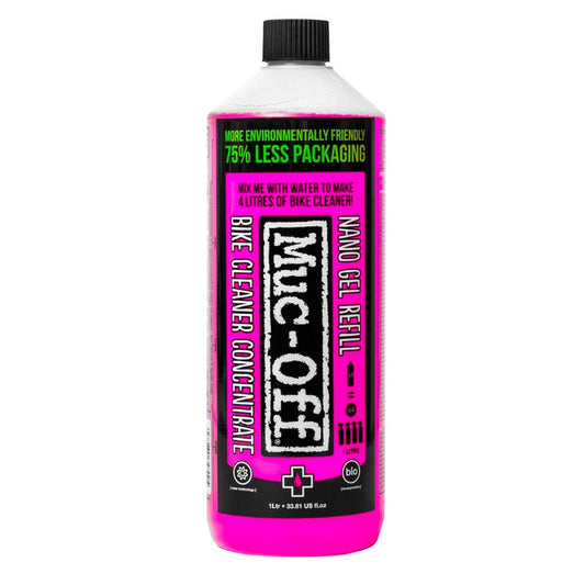 Recharge Concentrée de Nettoyant Vélo MUC-OFF NANO GEL CONCENTRATE (1 L pour 4 L)