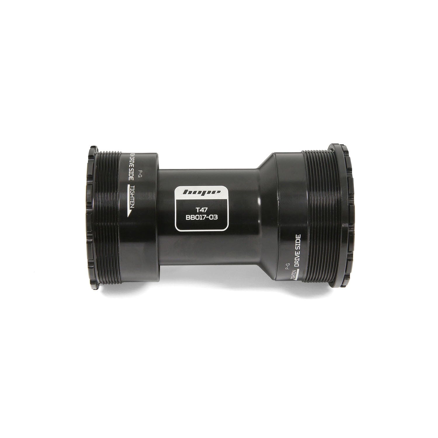 HOPE T47 86/92 mm kampiakseli 30 mm akseli #BBT478630SSN Musta