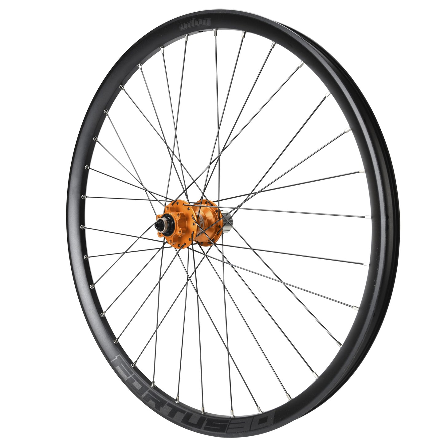 Pari HOPE FORTUS 30 W 29" PRO 5 Boost Shimano HG 6 reikäiset pyörät oranssit