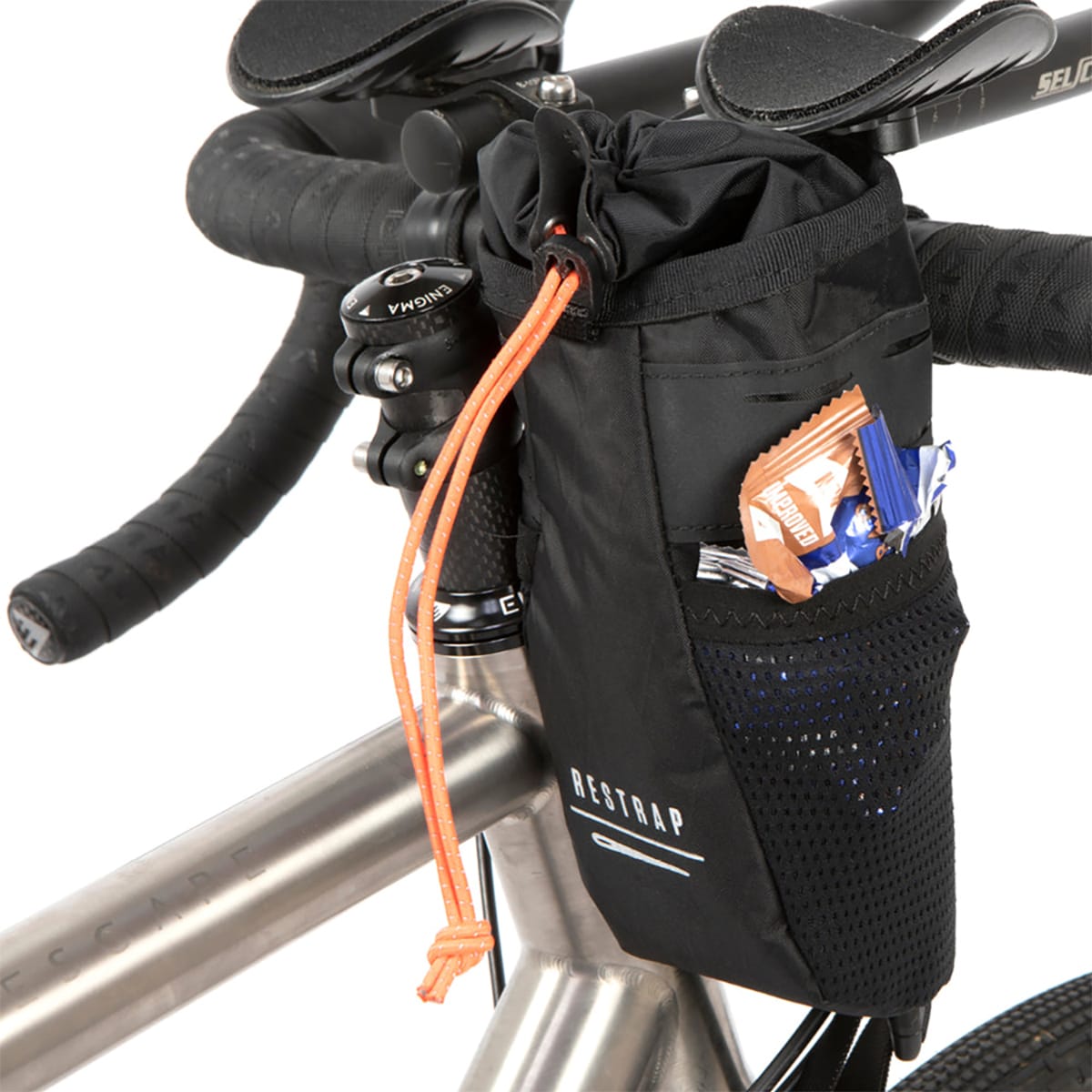 Ohjaustankolaukku RESTRAP RACE STEM BAG 1.1L Musta