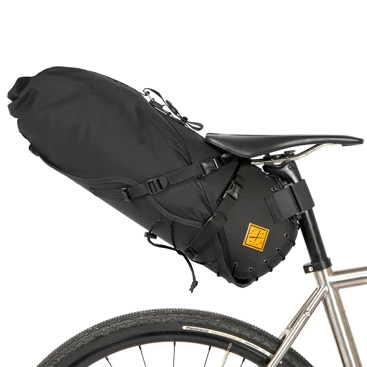 RESTRAP SADDLE BAG 18 L Musta + DRY BAG Musta