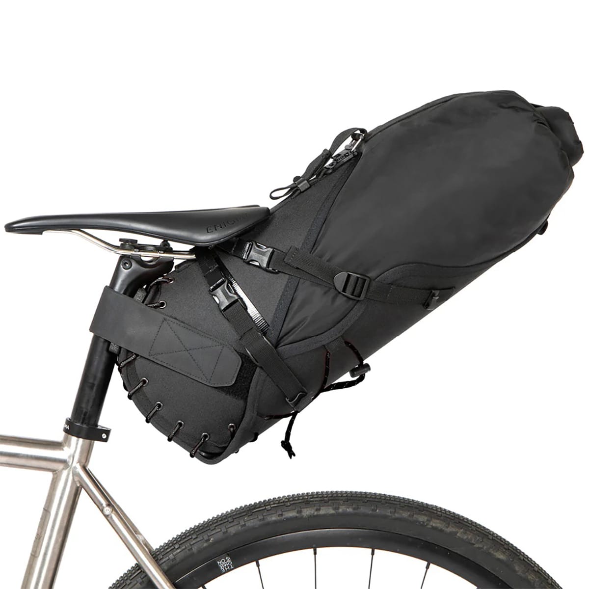 RESTRAP SADDLE BAG 18 L Musta + DRY BAG Musta