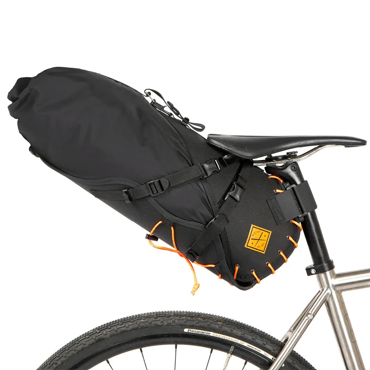 RESTRAP SADDLE BAG 18 L oranssi + DRY BAG musta