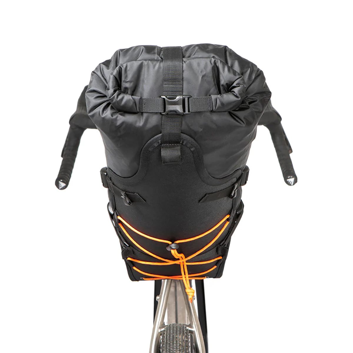 RESTRAP SADDLE BAG 18 L oranssi + DRY BAG musta