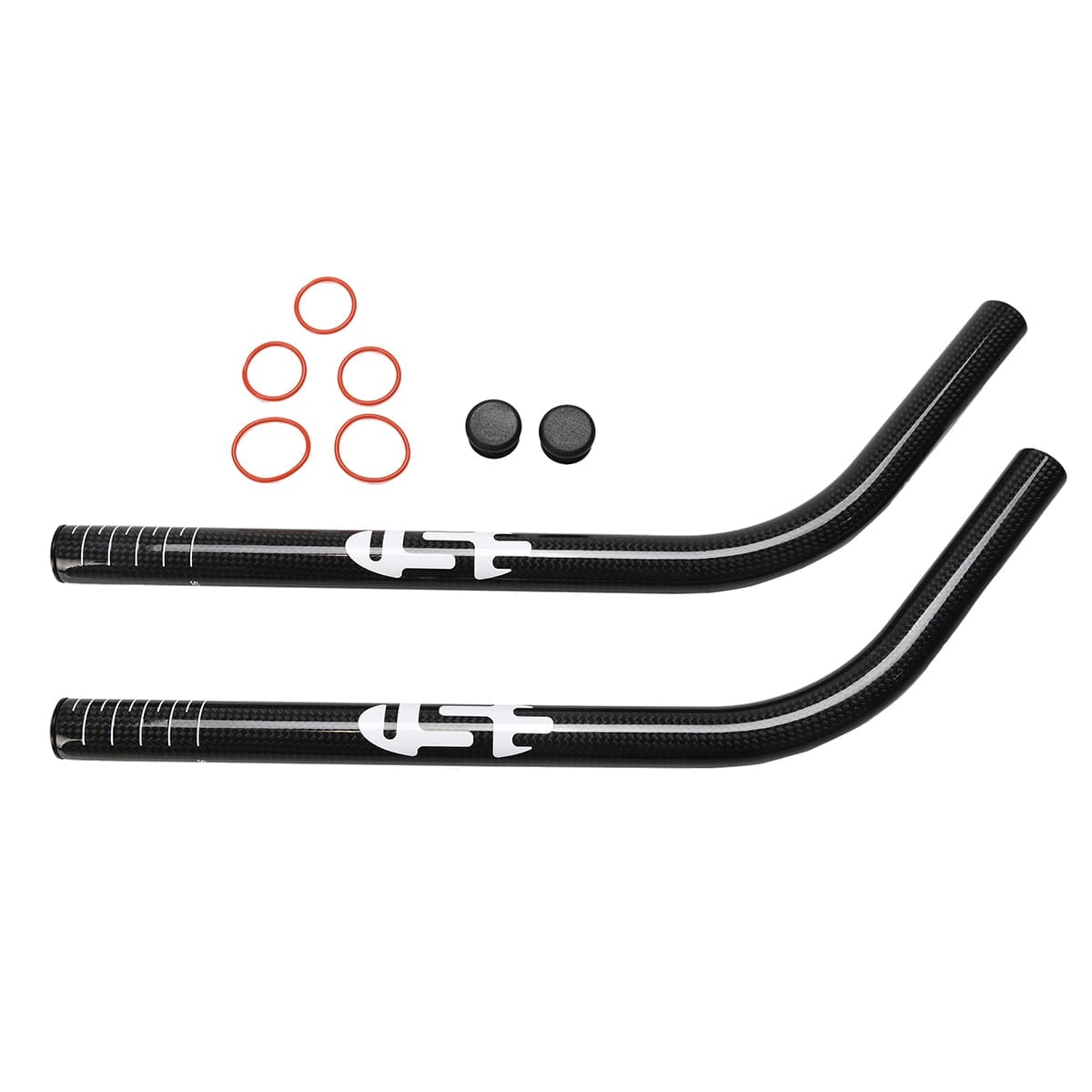 Extensions de Prolongateurs USE AERO HIGH-RISE 320mm -50 DEG.END SET - Carbone