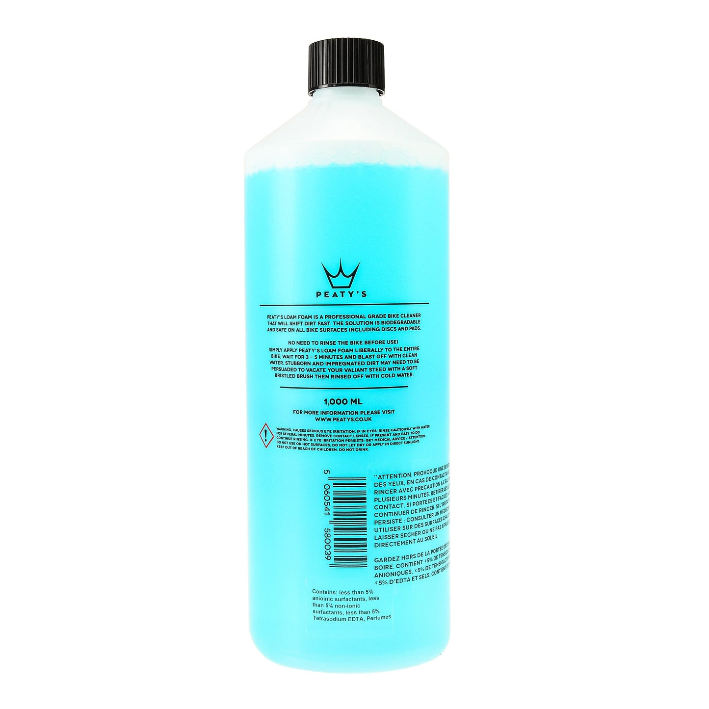 PEATY'S LOAM FOAM CLEANER polkupyörille (1 L)