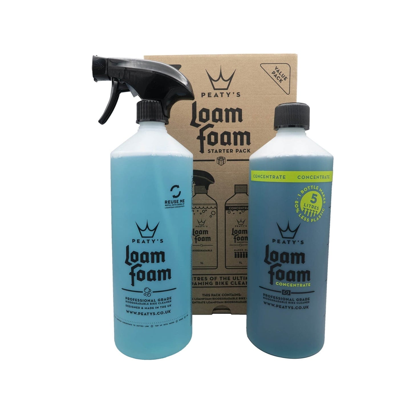 PEATY'S LOAM FOAM STARTER PACK -puhdistuspakkaus