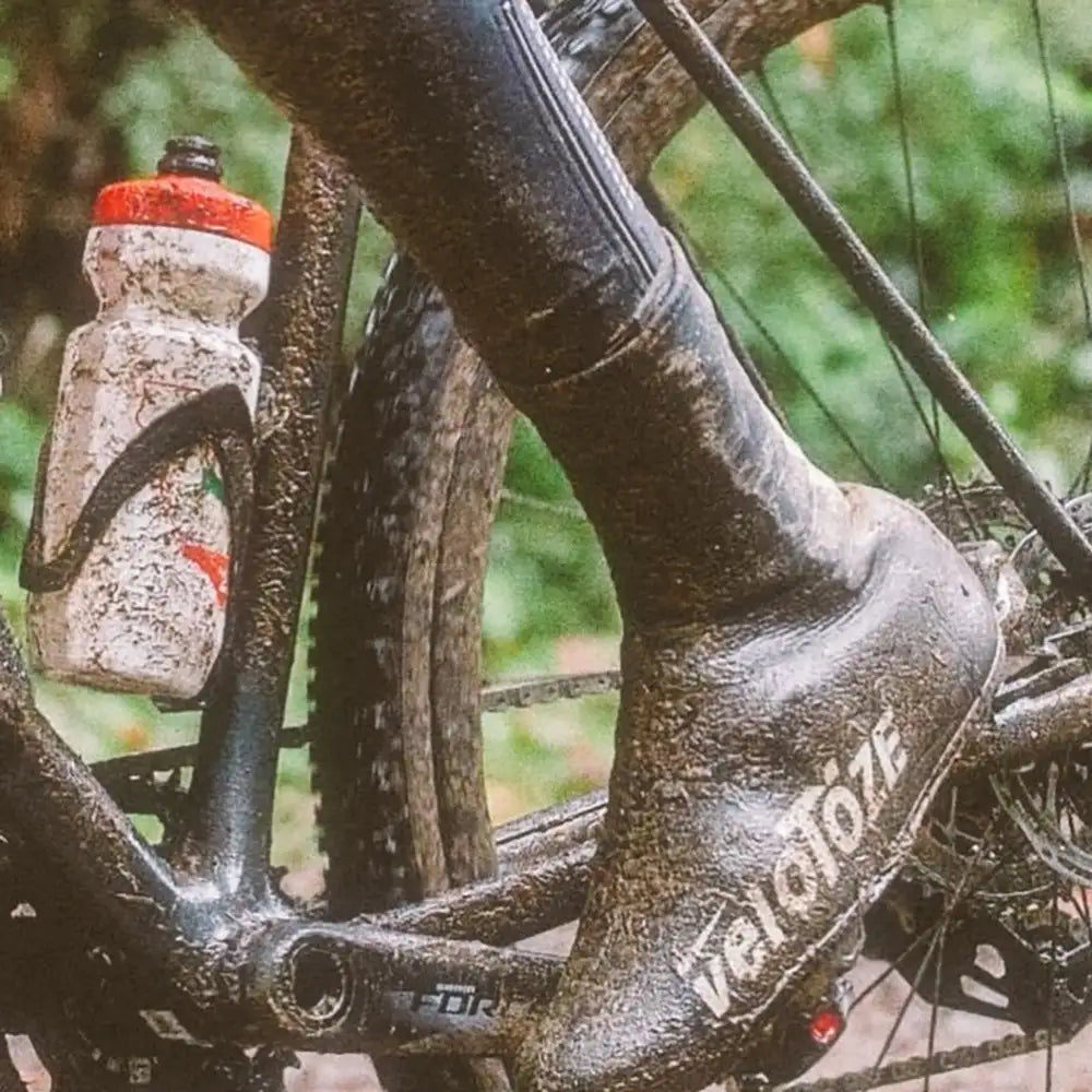 VELOTOZE HAUTES 2.0 SUPER STRONG -kengänsuojat, musta/valkoinen