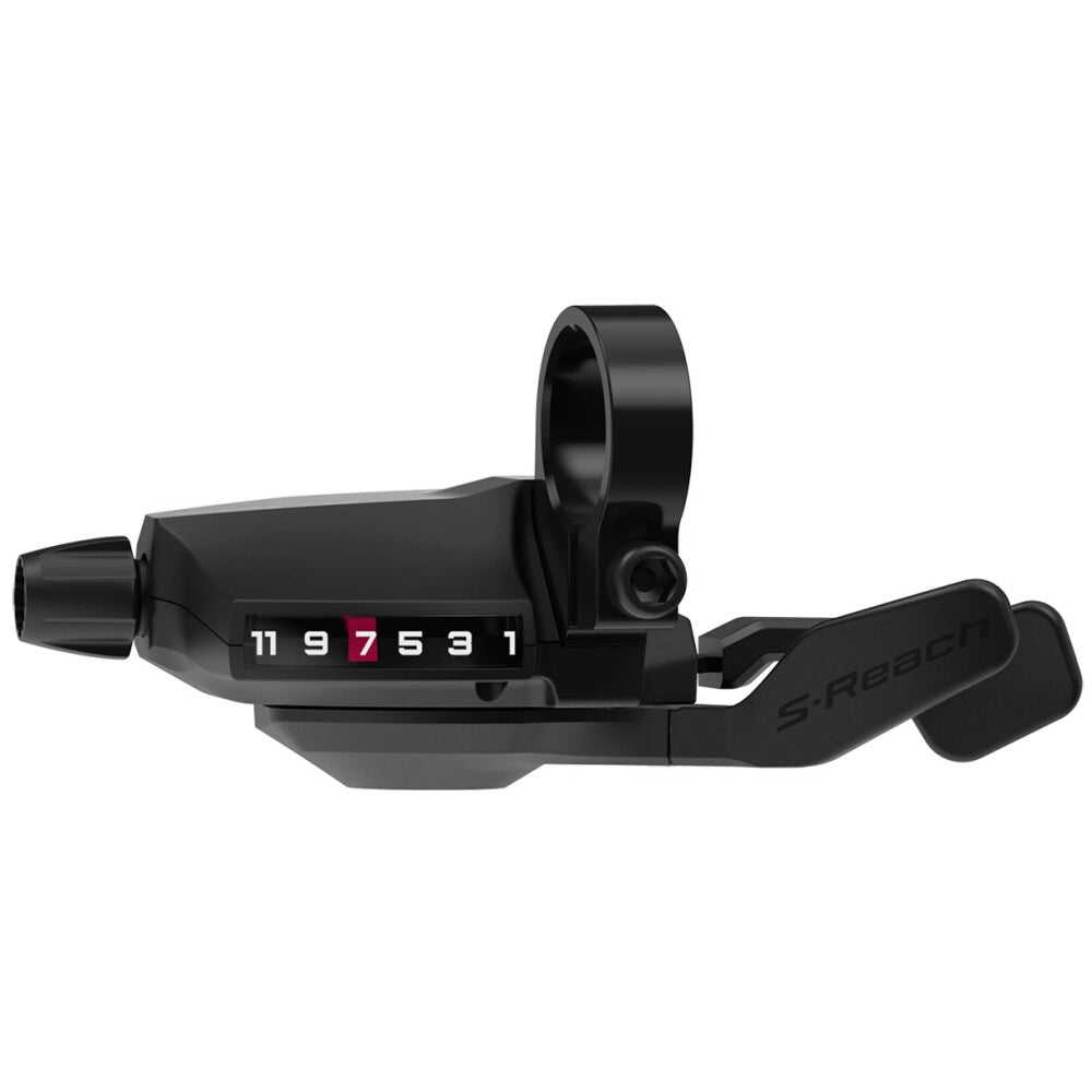 Oikea SHIMANO CUES 11V SL-U6050 Short Reach -vaihdevipu ilmaisimella
