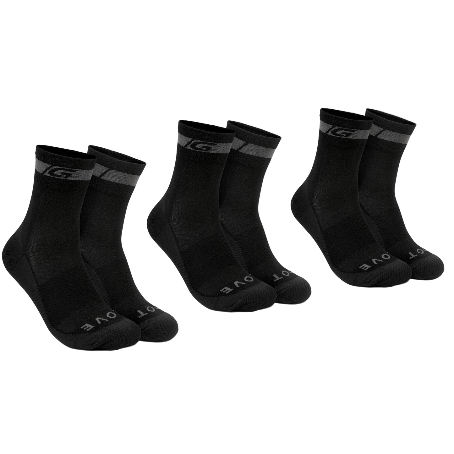 GRIPGRAB MERINO REGALAR -sukat Musta (x3)