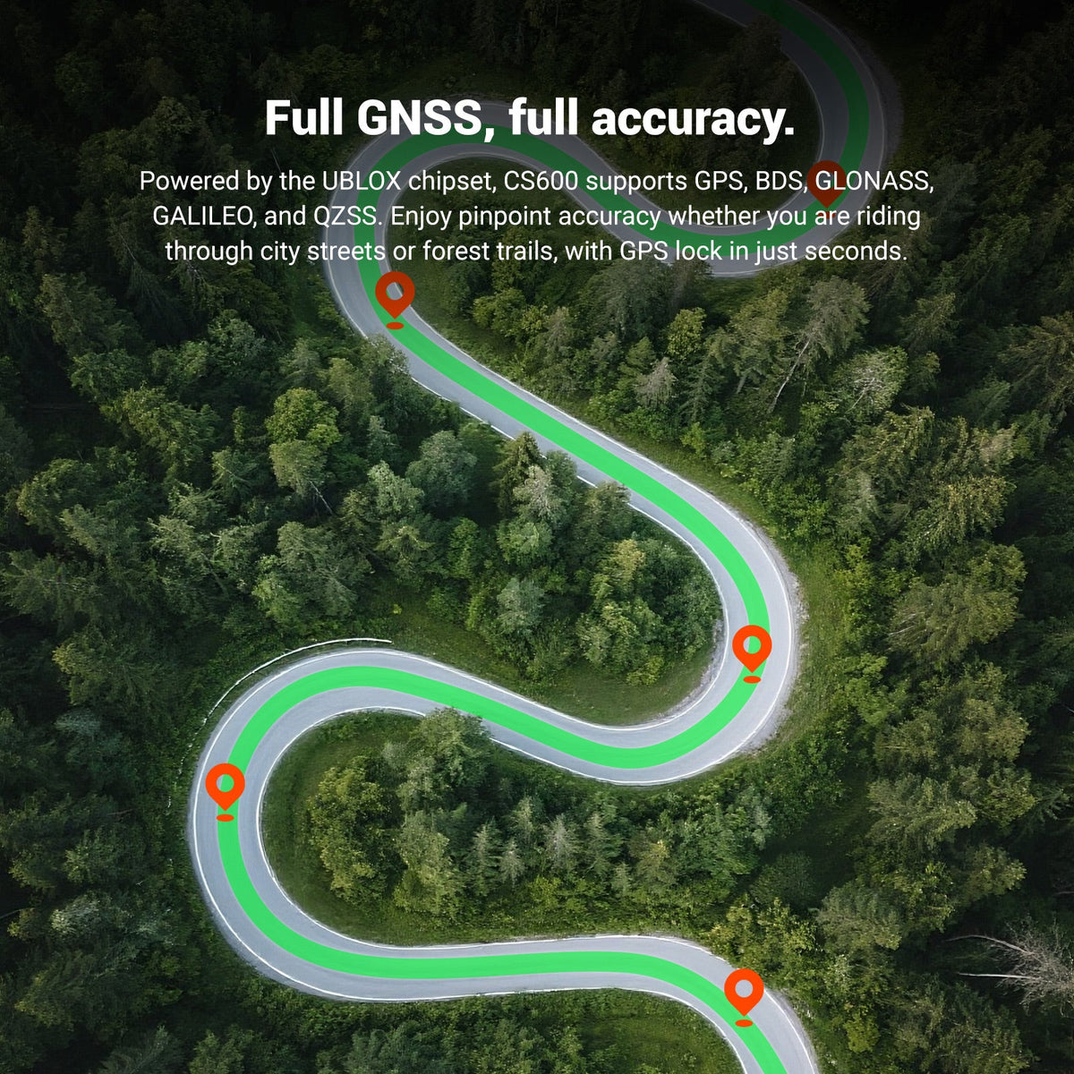 COOSPO CS600 GPS-pyörätietokone