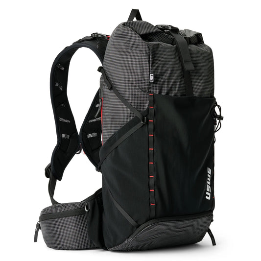 USWE ROLLTOP DAYPACK 18L reppu musta