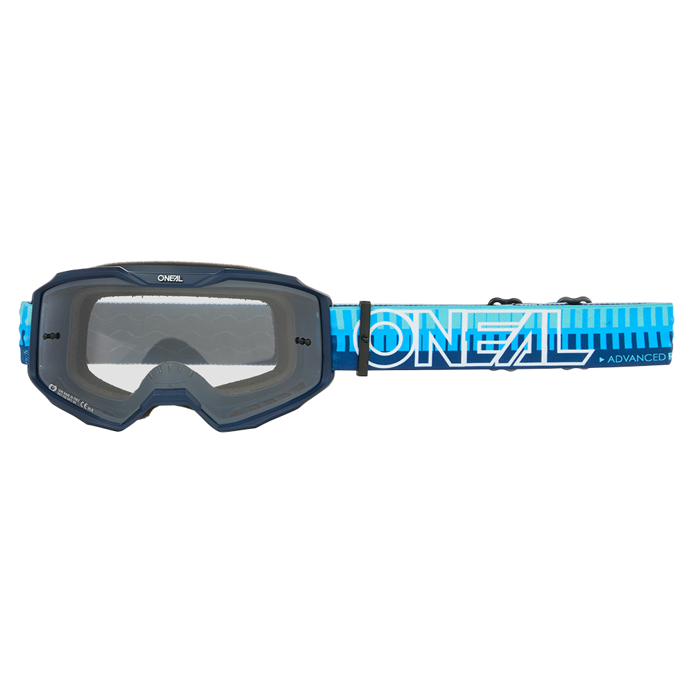 O'NEAL B-10 STRIPED naamari sininen kirkas kilpi